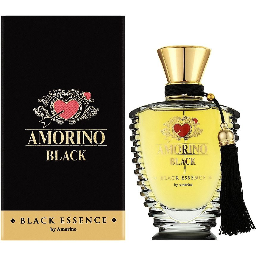 Essence black. Amorino Blak Parfum. Amorino Black Essence. Amorino Black Secret парфюмерная вода 100 мл. Духи Black by Essens.