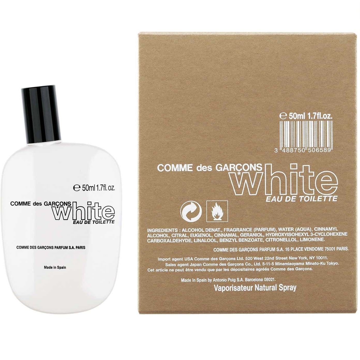 Comme des sales garcons white perfume